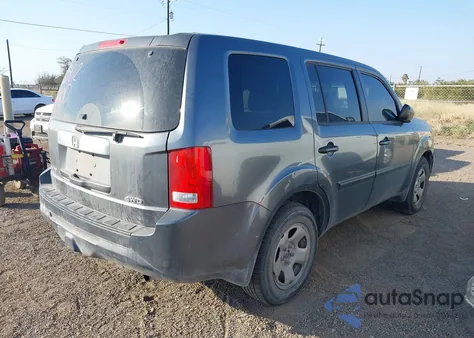 2012 Honda Pilot Lx from USA, damaged, VIN 5FNYF4H21CB025400